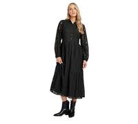 Long Tall Sally - LTS Tall Lace Tiered Midi Dress - Women's Black