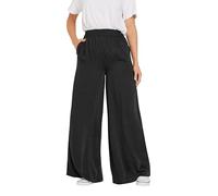 Long Tall Sally - LTS Tall Matt Satin Wide Leg Trousers - Women's Black