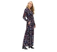 Long Tall Sally - LTS Tall Paisley Chiffon Maxi Dress - Women's Black