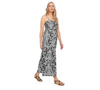 Long Tall Sally - LTS Tall Paisley Print Strappy Maxi Dress - Women's Black
