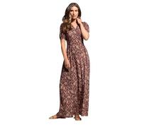 Long Tall Sally - LTS Tall Paisley Wrap Maxi Dress - Women's Orange