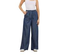 Long Tall Sally - LTS Tall Pull On Wide Leg Jeans - Women's Dark Blue