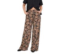 Tall Floral Wide Leg Trousers Long Tall Sally Orange 16L
