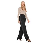 Long Tall Sally - LTS Tall Satin Side Stripe Trousers - Women's Black
