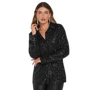 Long Tall Sally - LTS Tall Sequin Embellished Shirt - Women's