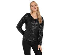 Tall Sequin Top Long Tall Sally Black 12