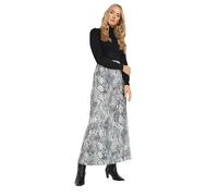 Long Tall Sally - LTS Tall Snake Print Slip-On Maxi Skirt - Women's Grey