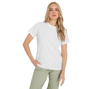 Long Tall Sally - LTS Tall Stitch Seam Panel T-Shirt - Women's White