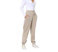 Long Tall Sally - LTS Tall Stone Brown Cuffed Drawstring Joggers - Women's