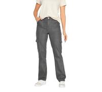 Long Tall Sally - LTS Tall Straight Leg Cargo Jeans - Women's Grey