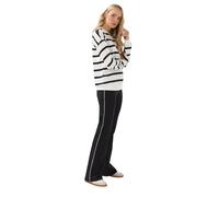 Long Tall Sally - LTS Tall Striped Kick Flare Leggings - Women's Black