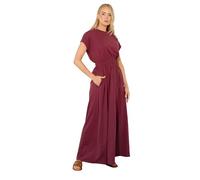 Long Tall Sally - LTS Tall Wine Jersey Shir Waist Cotton Maxi Dress - Women's