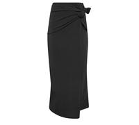 Long Tall Sally - LTS Tall Wrap Midi Skirt - Women's Black