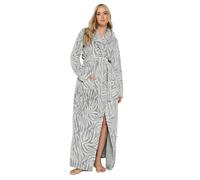 Long Tall Sally - Lts Tall Zebra Print Maxi Dressing Gown - Women's