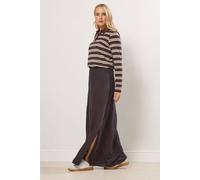 Tall Acid Wash Maxi Skirt Long Tall Sally Chocolate 16