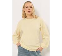 Long Tall Sally Tall Balloon Sleeve Jumper In Yellow Yellow
