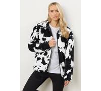 Long Tall Sally Tall Cow Zip Fleece Jacket Multi 12