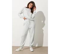 Long Tall Sally Tall Cuffed Drawstring Joggers In Grey Grey 10