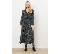 Long Tall Sally Tall Ditsy Floral Maxi Dress In Dark Green Dark Green 18