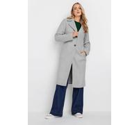 Long Tall Sally Tall Formal Coat In Grey Grey 10
