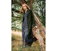 Long Tall Sally Tall Formal Midi City Coat In Dark Green Dark Green 16