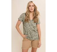 Long Tall Sally Tall Giraffe Print T-Shirt In Grey Grey 16