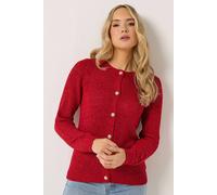 Long Tall Sally Women's Tall Knitted Cardigan in Red | Size: 22-24 Long Tall Sally Red 22-24