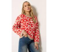 Long Tall Sally Women's Tall Knitted Jumper in Red | Size: 10/12