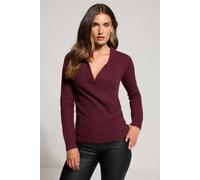 Long Tall Sally - LTS Tall Red Knitted Wrap Jumper - Women's