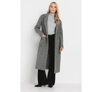 Long Tall Sally Tall Longline Cardigan Coat In Grey Grey 20