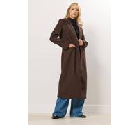Long Tall Sally Women's Tall Longline Maxi Coat in Chocolate | Size: 20 Long Tall Sally Chocolate 20
