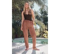 Long Tall Sally Women's Tall Lyocell Blend Joggers in Burnt Orange | Size: 20L Long Tall Sally Burnt Orange 20L