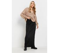 Long Tall Sally Tall Plisse Skirt In Black Black 14