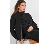 Tall Scuba Zip Bomber Jacket Long Tall Sally Black 10