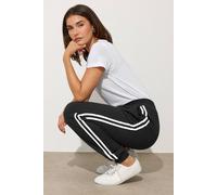 Long Tall Sally - LTS Tall Side Stripe Stretch Jogger - Women's Black