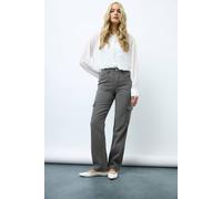 Long Tall Sally Tall Straight Leg Cargo Jeans In Grey Grey 22L