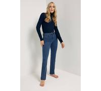 Long Tall Sally Tall Stretch Straight Leg Jeans In Dark Blue Dark Blue 22L