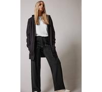 Long Tall Sally Tall Wide Leg Joggers In Black Black 16