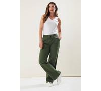 Long Tall Sally Tall Wide Leg Joggers In Green Green 14