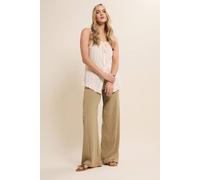 Long Tall Sally Tall Wide Leg Trousers In Brown Brown 20L