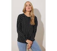 Long Tall Sally Tall Woven Blouse In Black Black 16