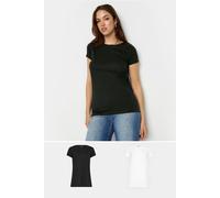 Long Tall Sally Women's Tall 2 Pack T-Shirts in Black | Size: 16 Long Tall Sally Black 16