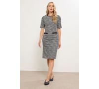 Tall Boucle Midi Dress Long Tall Sally Grey 16