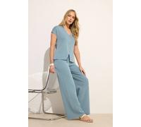 Long Tall Sally Women's Tall Button Knitted Cardigan in Light Blue | Size: 18-20 Long Tall Sally Light Blue 18-20