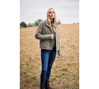 Long Tall Sally Tall Check Funnel Neck Coat In Brown Brown 20