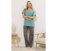 Long Tall Sally Women's Tall Cherry & Bow Print Pyjama Set | Size: 10-12 Long Tall Sally Multicolor 10-12