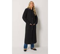 Long Tall Sally Women's Tall Knitted Coatigan in Black | Size: 14/16