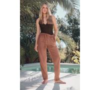 Long Tall Sally Women's Tall Lyocell Blend Joggers in Burnt Orange | Size: 18XL Long Tall Sally Burnt Orange 18XL