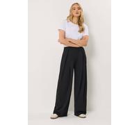 Long Tall Sally - LTS Tall Pleat Front Wide Leg Trousers - Women's Black