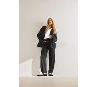 Long Tall Sally - LTS Tall Pleated Barrel Leg Trousers - Women's Black